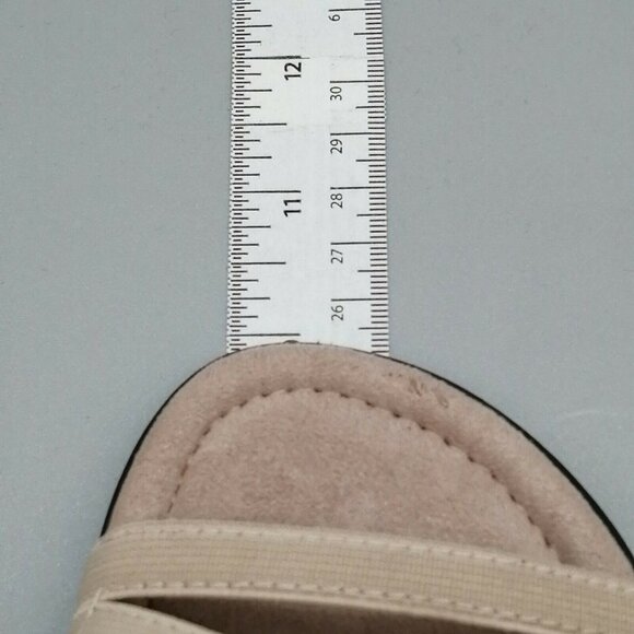 Life Stride Womens Wedge Heel Ankle Strap Sandal Cushioned Taupe‎ Sz 7.5 W NEW - Picture 5 of 10